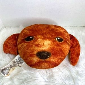 Dog Head Pillow Plush Almar Stuffed Toy 12.6 x 12.6 x 3.94 Golden Doodle